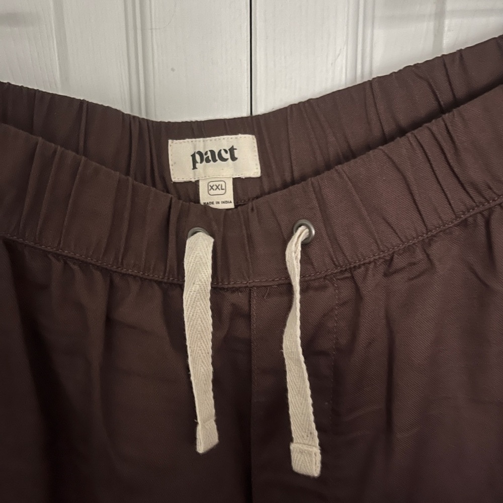 Pact Cropped Drawstring Pants XXL with free tote